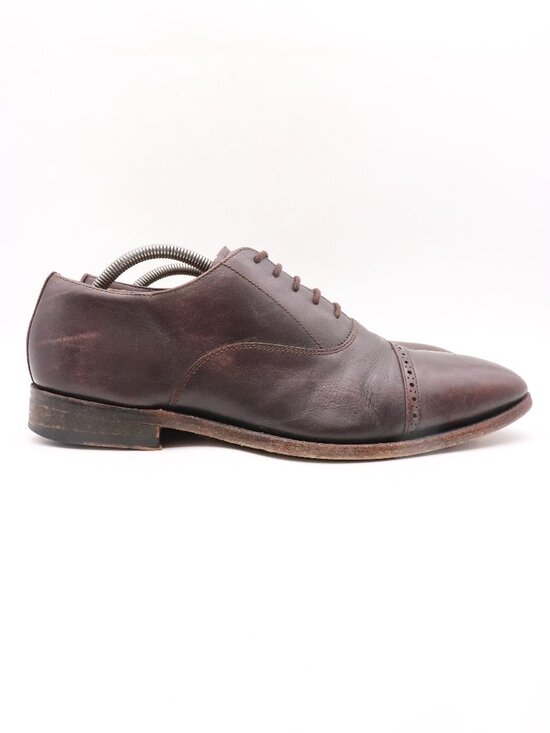 Allen Edmonds Brady Men\'s 12 D Dark Brown Cap Toe Oxford Dress Shoe Lace up main image 13